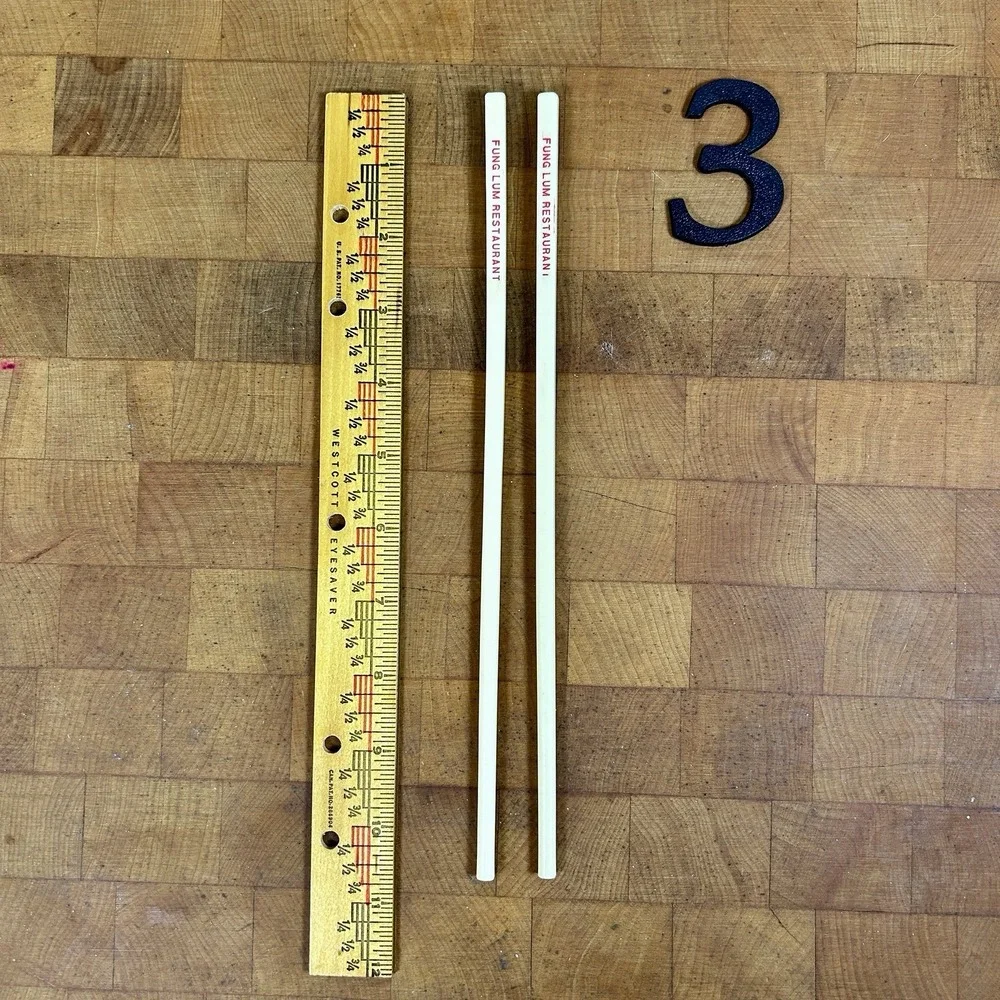 Fung Lum Restaurant California Chinese Chopsticks Vintage Memorabilia